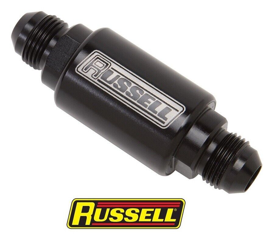Russell 650133 6AN Fuel Filter 3.25\