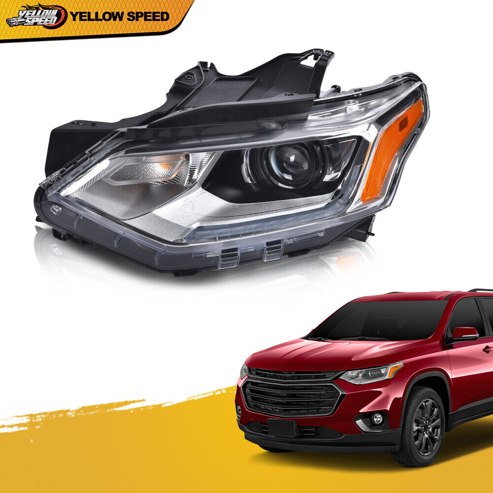 Fit For 2018-2021 Chevy Traverse HID LED DRL Projector Headlight Driver Side