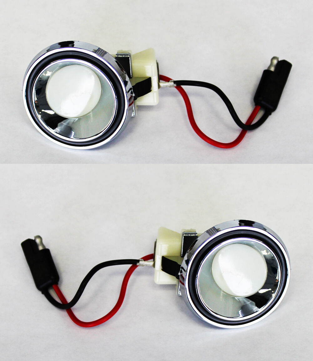 New 1969-1970 Ford Mustang Fastback Interior Sail Lights Pair Left & Right Side