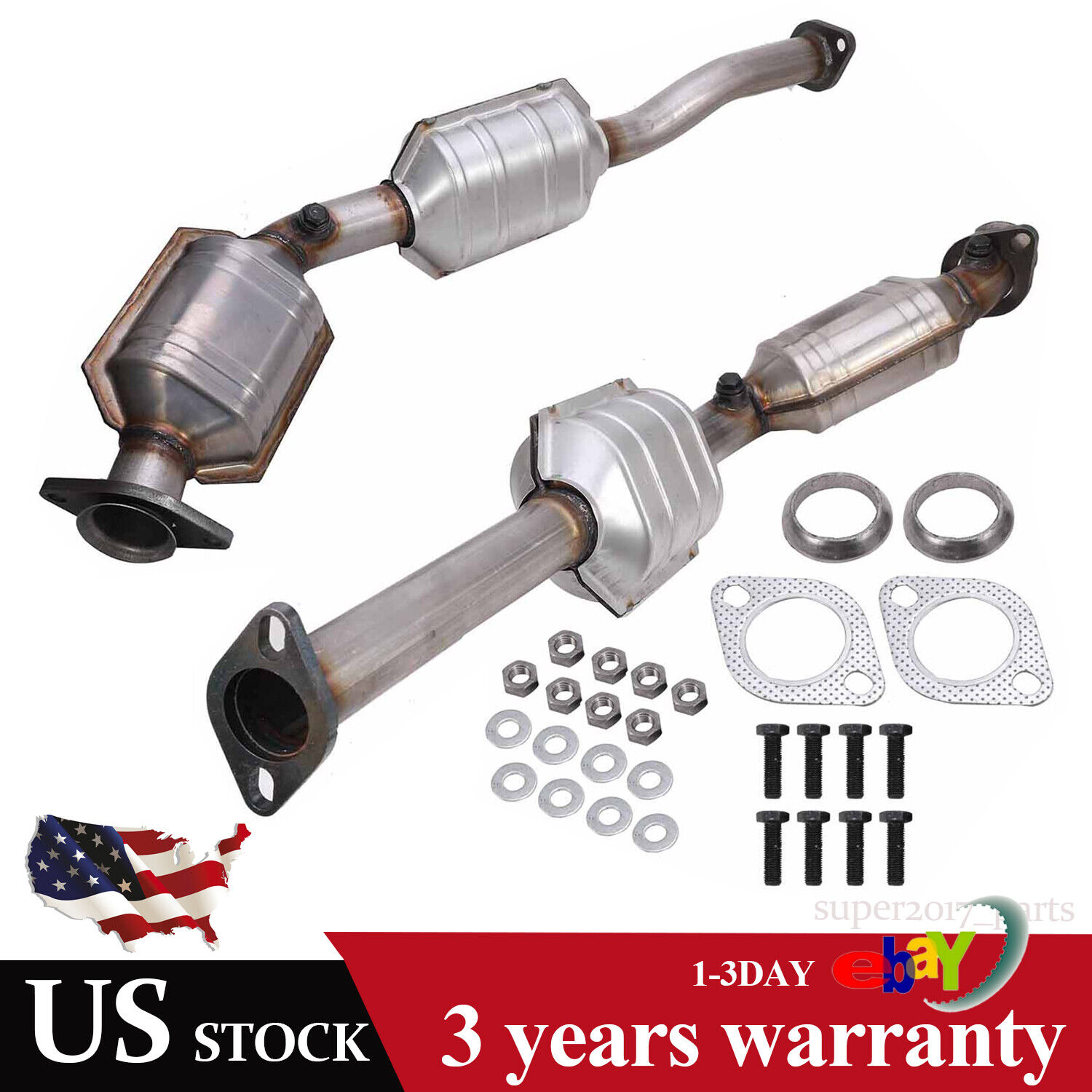 Catalytic Converter For Ford Crown Victoria Mercury Grand Marquis Left+Right NEW
