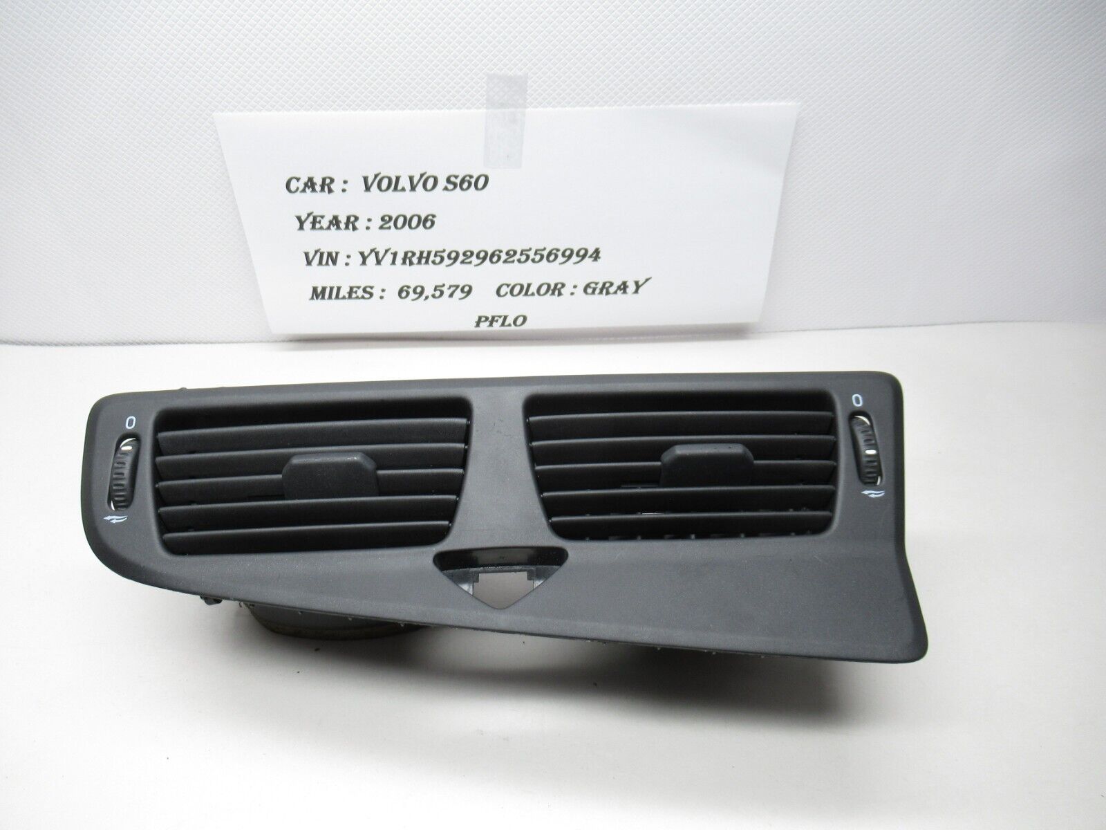 2001-2009 Volvo S60 Center Dash A/C Heater Air Vent 3409374 OEM
