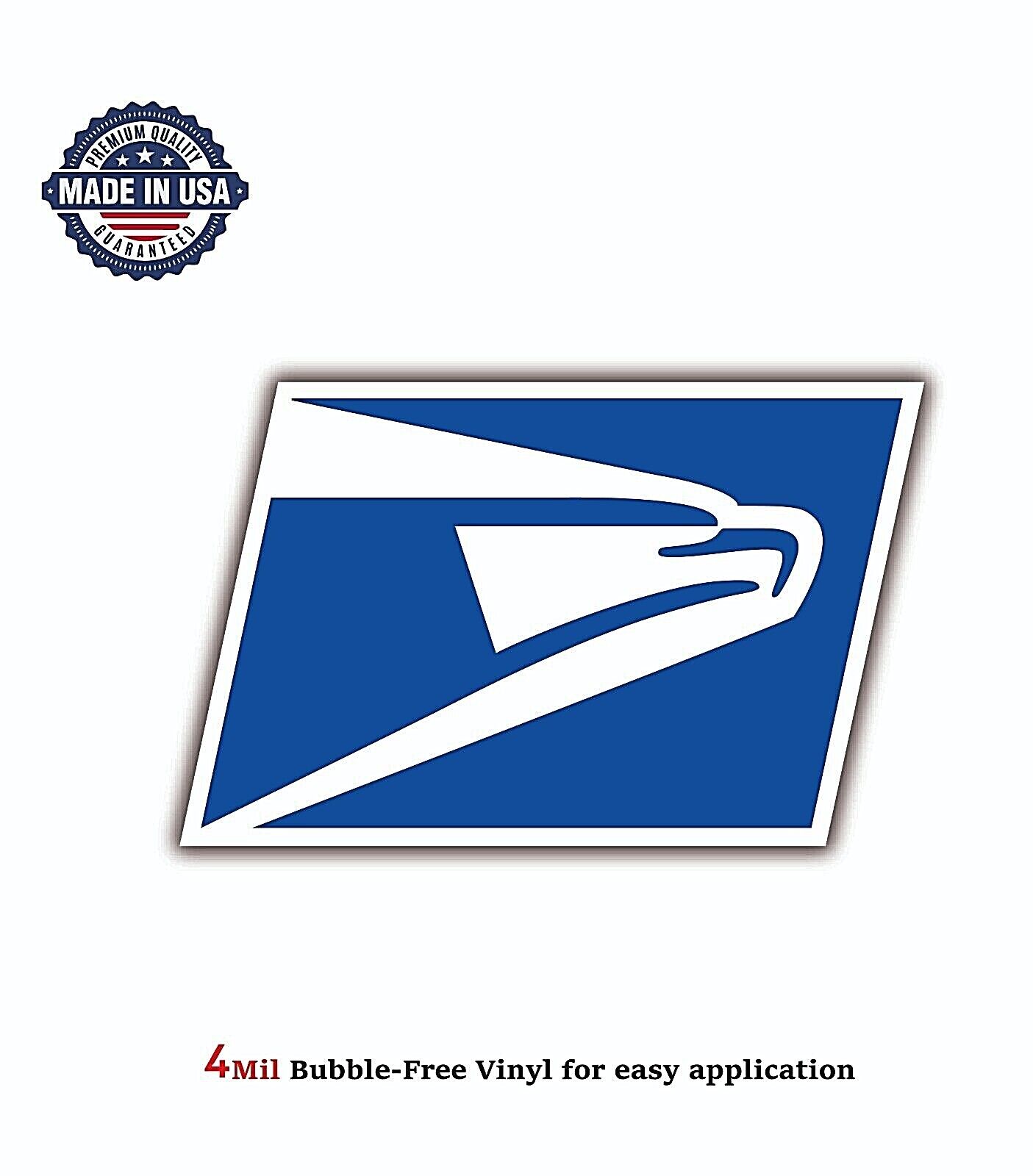 USPS MAIL POSTAL SERVICES VINYL DECAL STICKER CAR BUMPER 4M BUBBLE FREE US MADE
