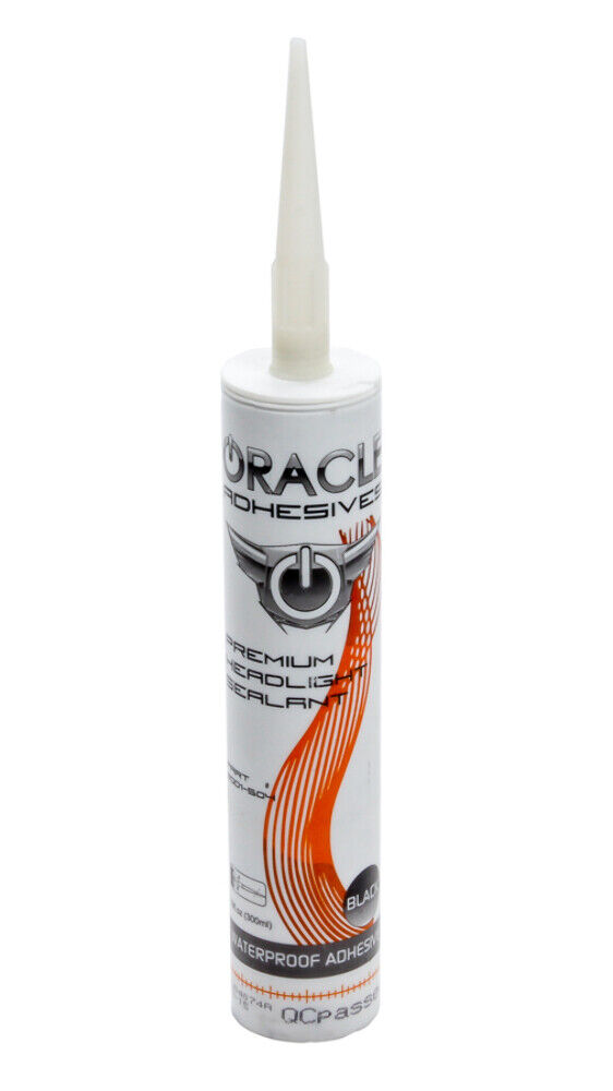 Oracle Premium Headlight Sealant 10 oz Cartridge Tube Waterproof Black Adhesive