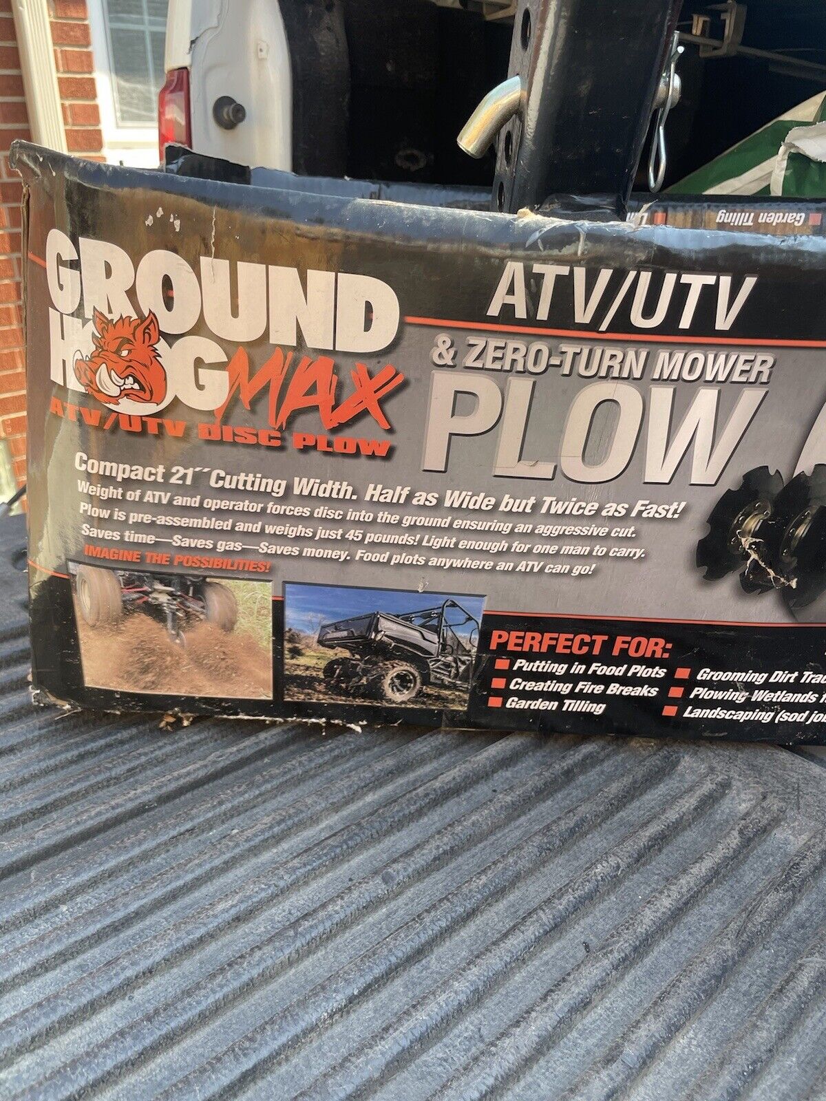 Ground Hog Max Atv/utv Plow