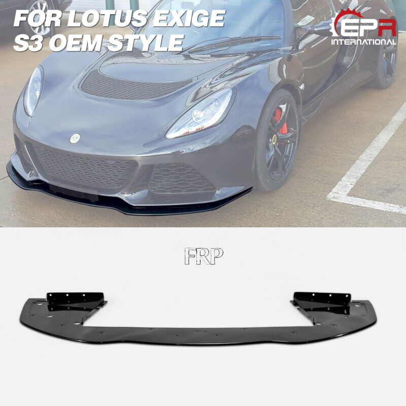 For Lotus Exige S3 FRP Unpainted OE Front Bumper Lip Splitter BodyKits