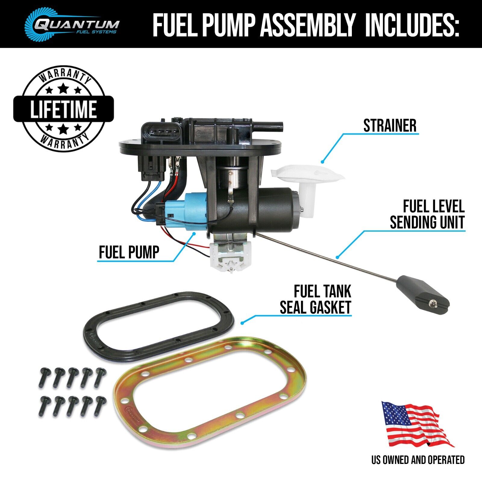 QFS In-Tank EFI Fuel Pump Assembly for 2006-12 Can-Am Renegade/Outlander 47-1023