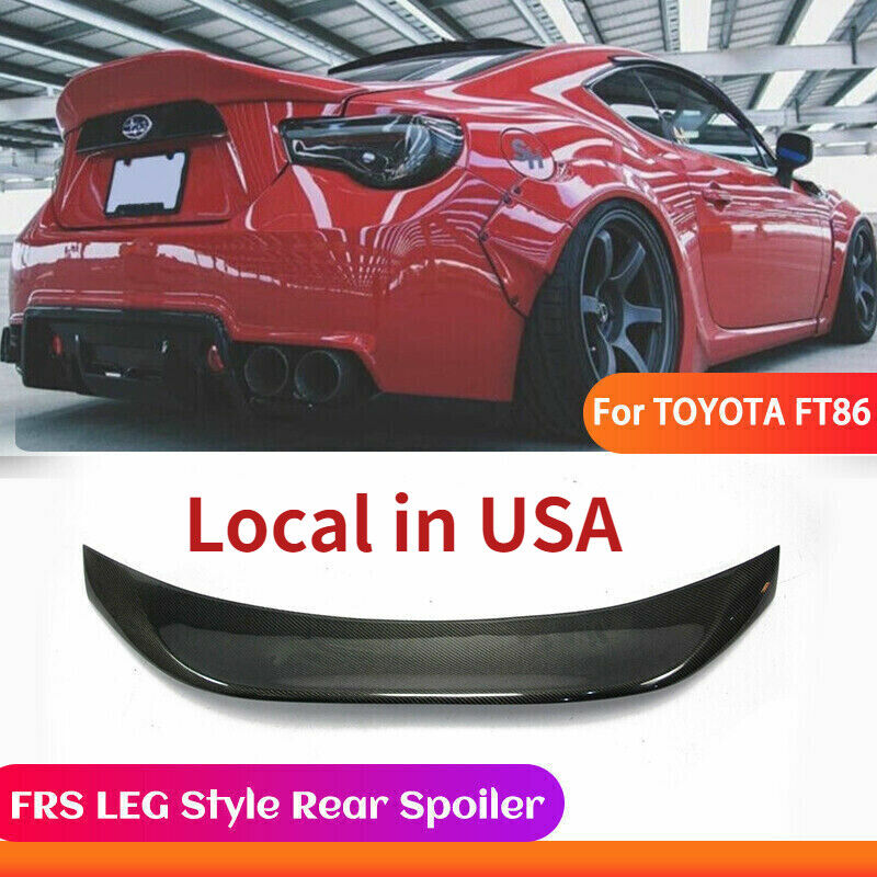 For Toyota FT86 GT86 FRS Fit Subaru BRZ Carbon Fiber Rear Duckbill Spoiler Wing 