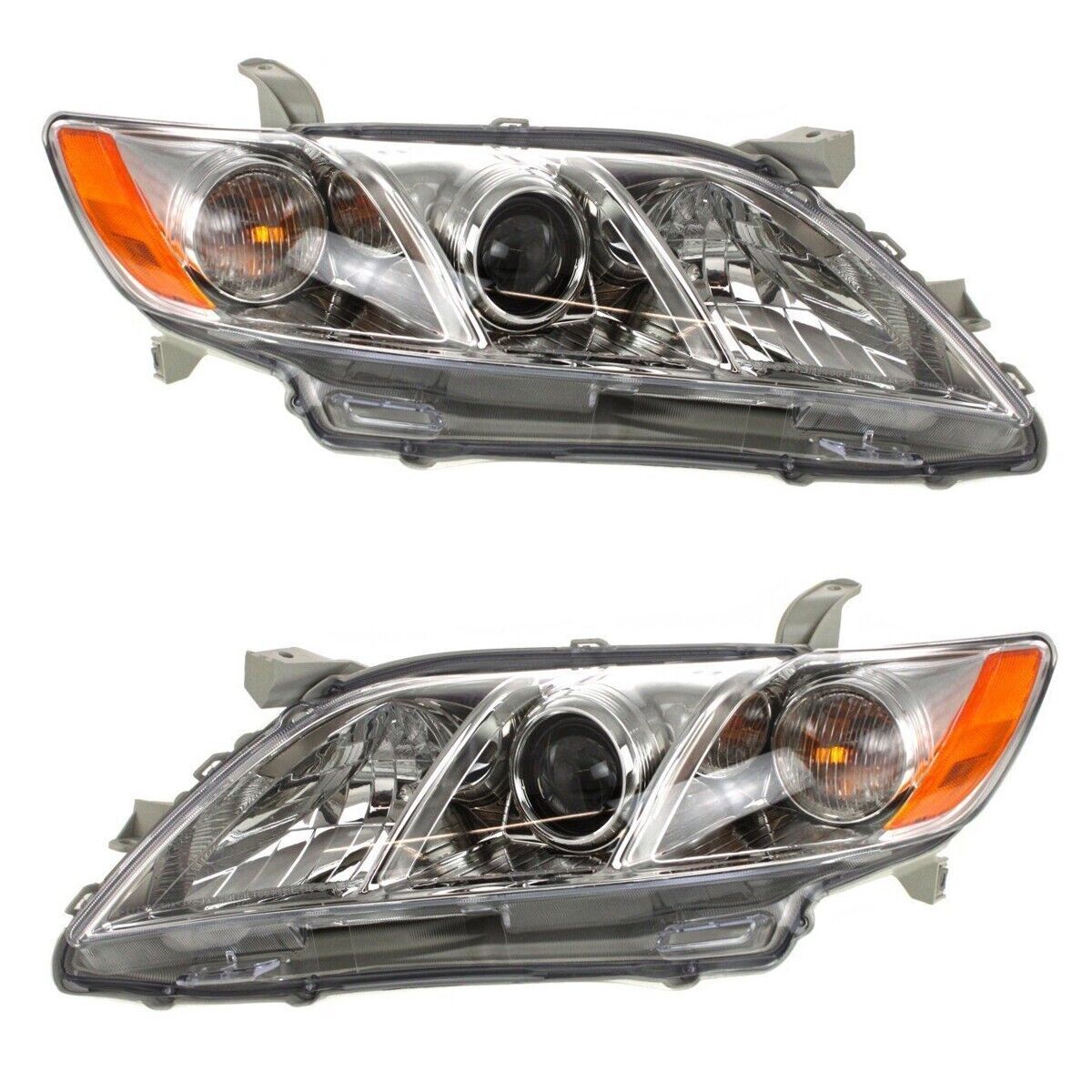 DEPO Headlight Set For 2007-2009 Toyota Camry Driver & Passenger Side TO2502197