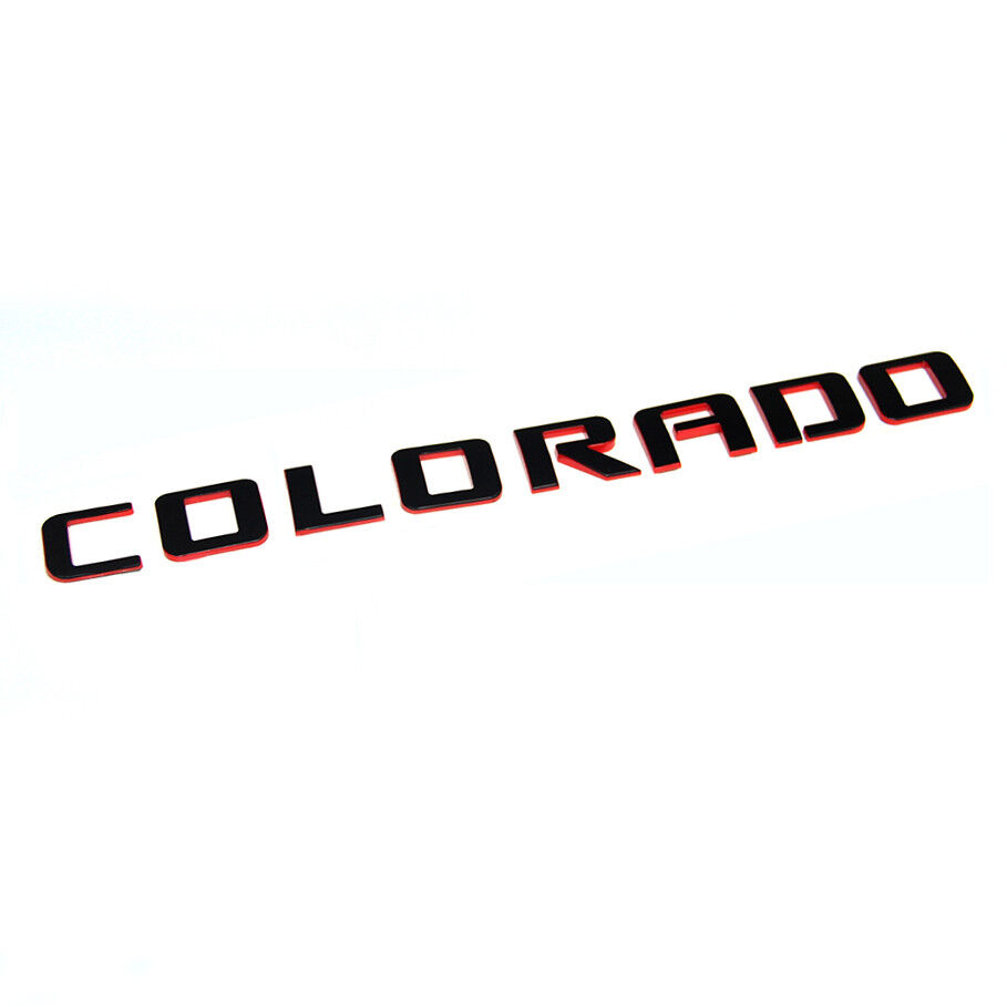 1 Colorado Red Line Nameplate Emblem Badge 3D F1 letter Chevrolet Redline