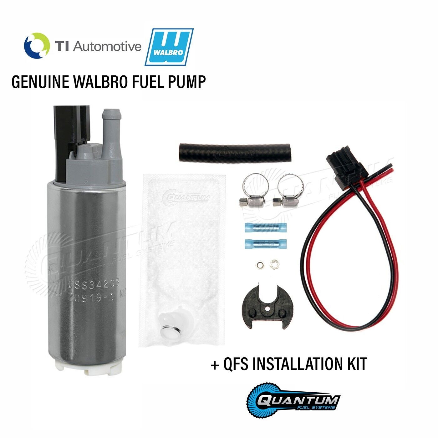 GENUINE WALBRO/TI 255LPH Fuel Pump + QFS Kit 1999-15 Mazda MX5 Miata MX-5 255LPH