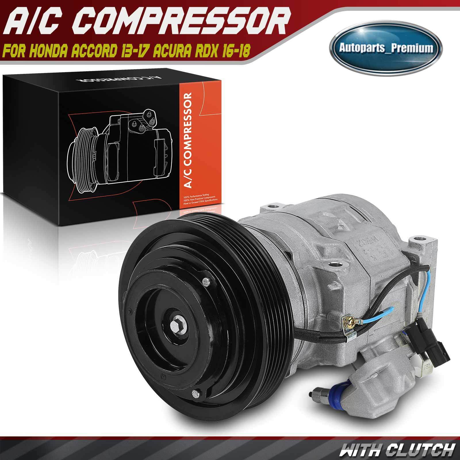 A/C AC Compressor for Honda Accord 2013-2017 Acura RDX 2016 2017 2018 V6 3.5L