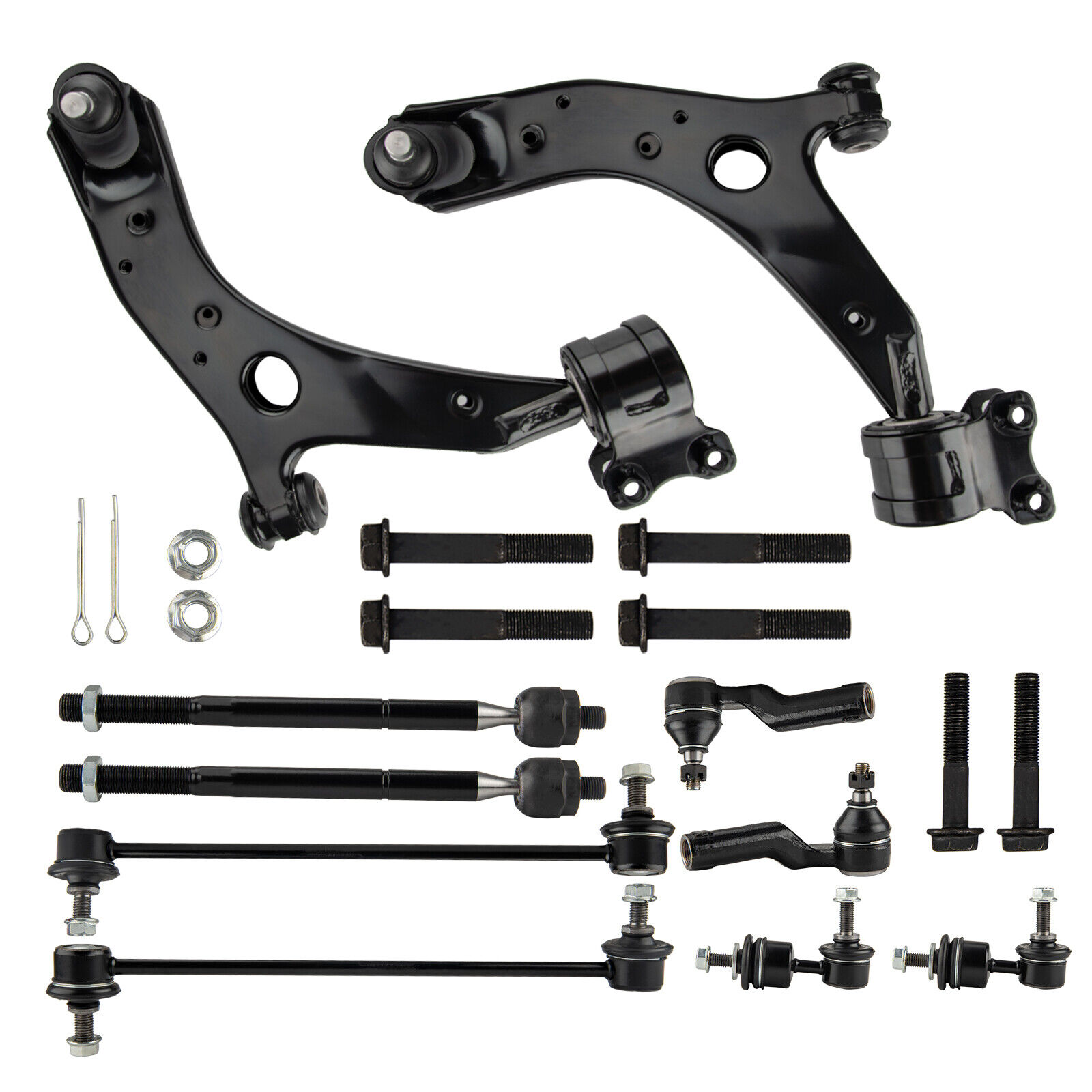 10pcs NEW Front Control Arms Kit for 2004-2009 MAZDA 3/2006-2014 MAZDA 5