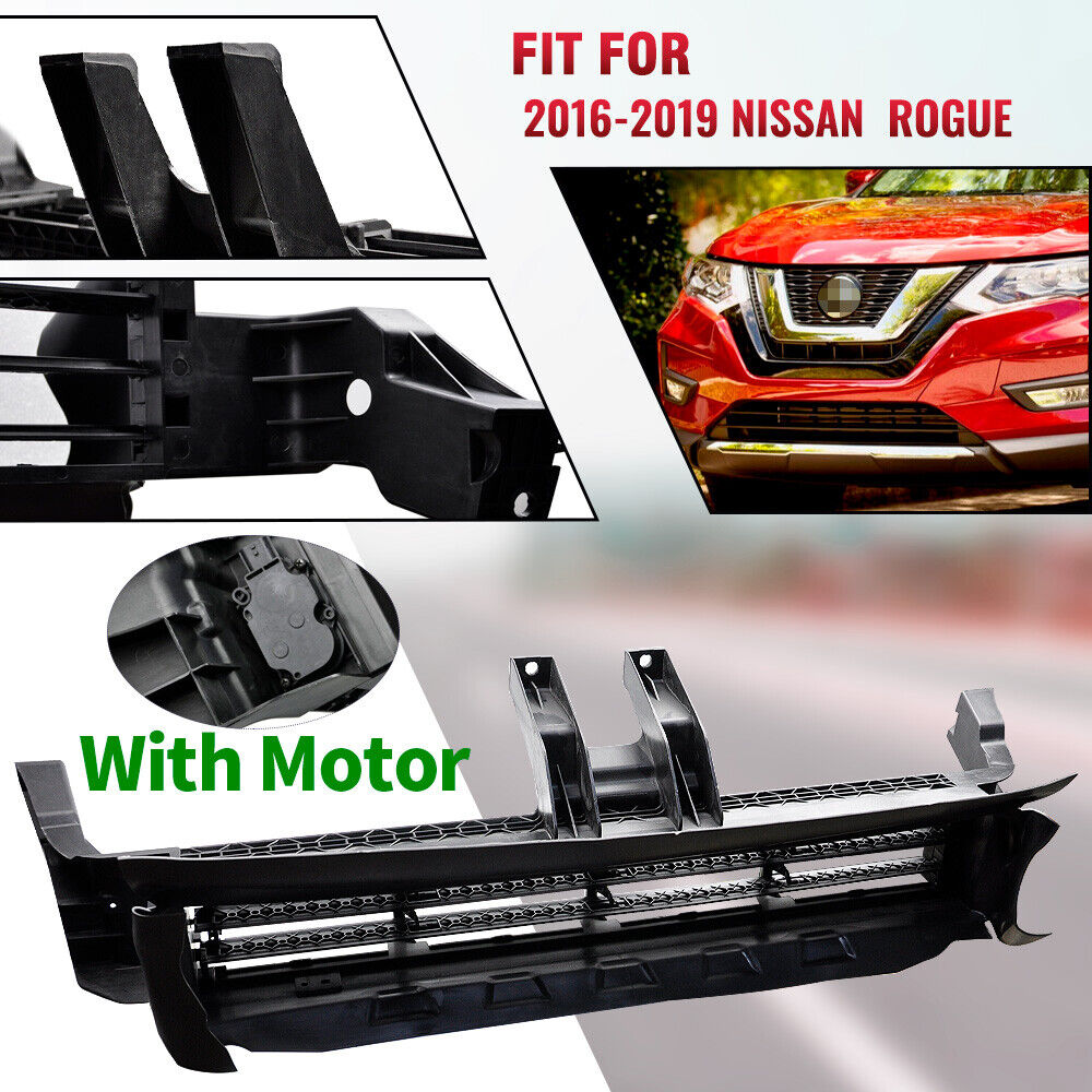 Active Grille Shutter Assembly w/ Actuator Motor for Nissan Rogue 2016-2019 USA