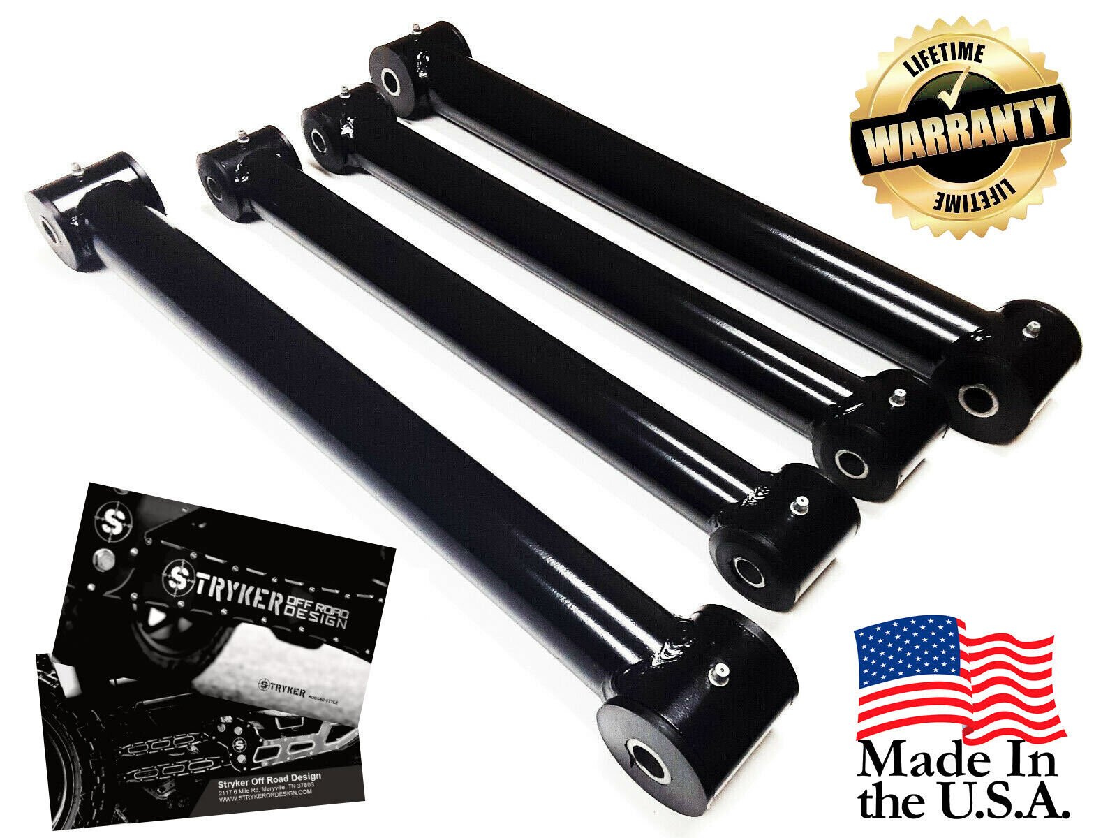 Stock / OEM Upper & Lower Control Arms - 2003-2009 Dodge Ram 2500/3500 4WD