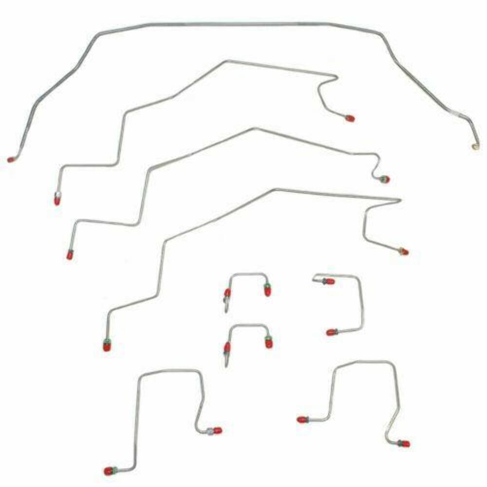 For Dodge Ram 2500 1998-01 Complete Brake Line 2WD LongBed Ext Cab-CBK0160SS-CPP