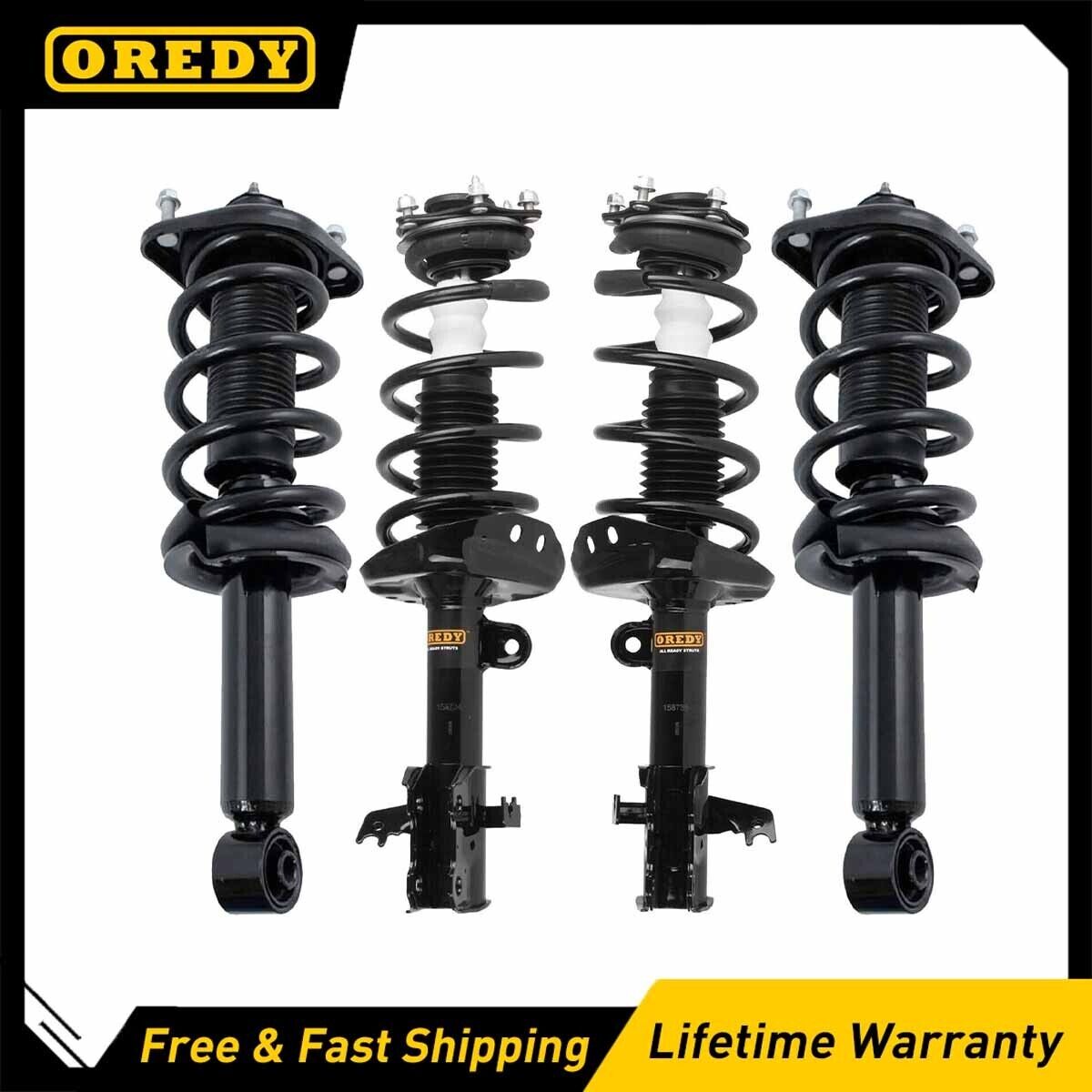 2x Front + 2x Rear Complete Struts w/ Coil Spring for 2012 2013 2014 Honda CRV