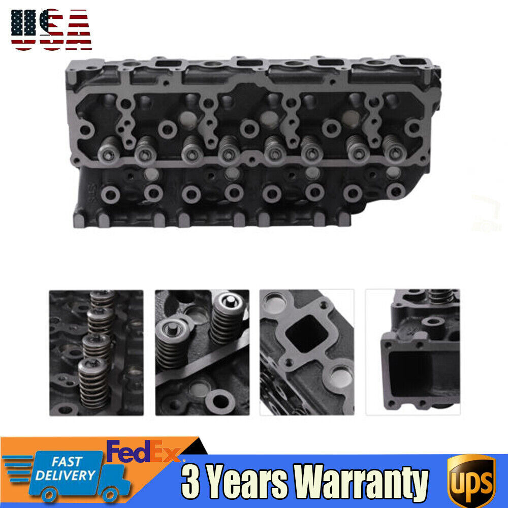 S4S Complete Cylinder Head Assembly & Full Gaskets Fit Mitsubishi Engine