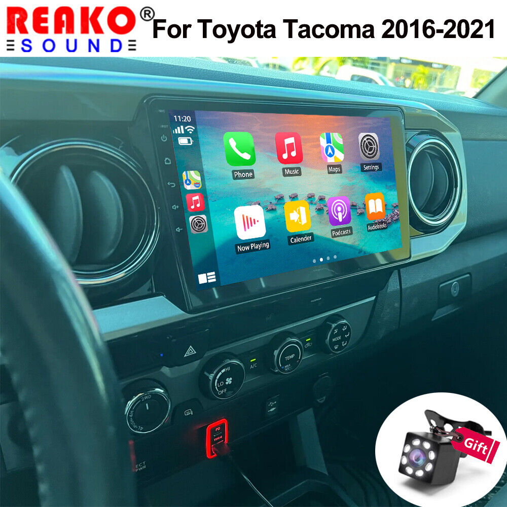 10.1'' For Toyota Tacoma 2016-2021 Android Auto CarPlay Car Radio Stereo GPS NAV