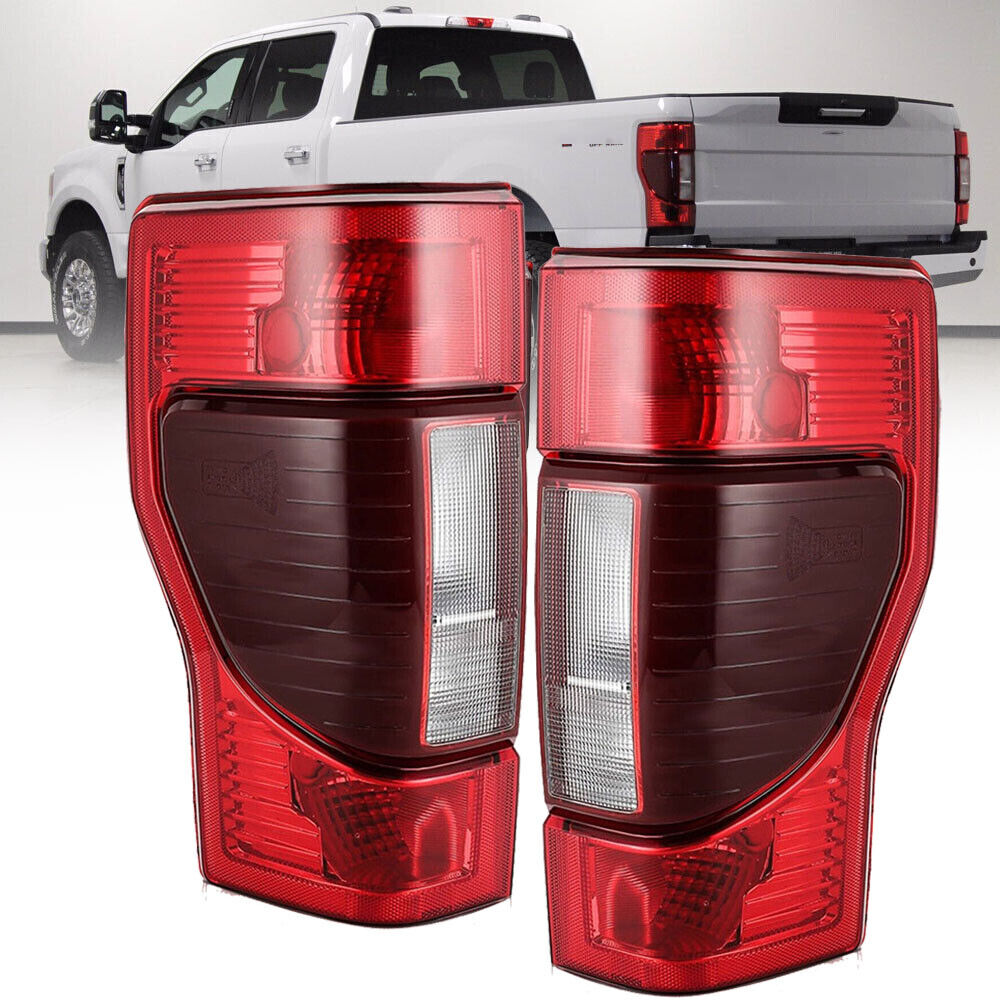 Pair Tail Light Lamp W/Blind Spot Halogen For Ford F250 F350 SuperDuty 2020-2022