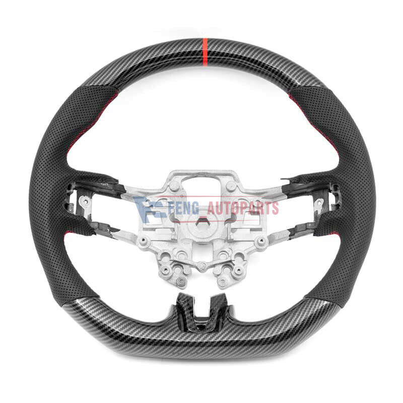 Hydro Dip Carbon Fiber Steering Wheel Fit For Ford Mustang GT 2018-2020