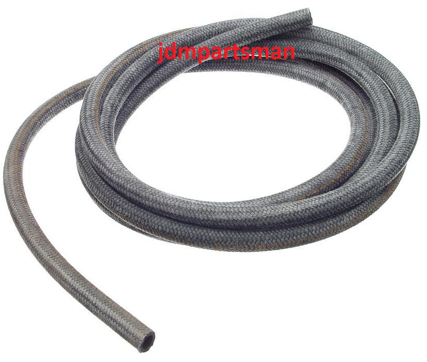 12mm ID Cloth Braided Fuel & Breather Hose Made in Germany 1 Foot - FH12x3.3