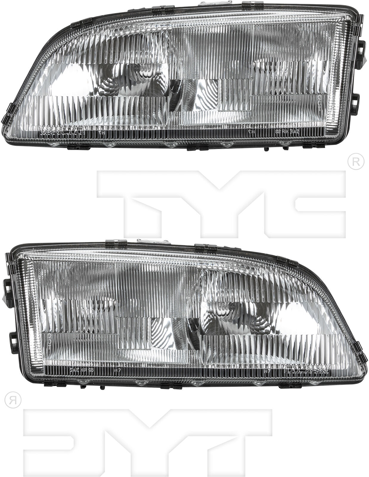 For 1998 Volvo V70 1998-2000 S70 1998-2002 C70 Headlight Set Pair