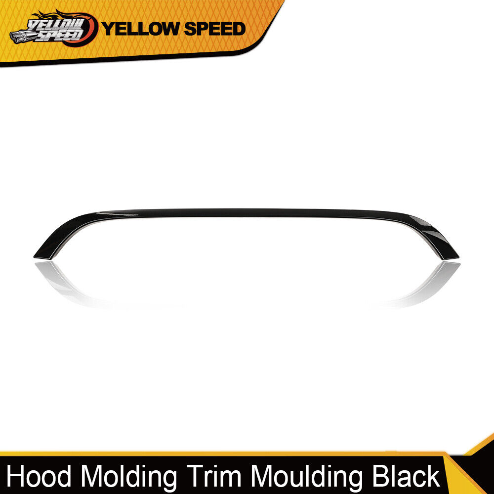 Grille Hood Molding Trim Moulding Black Fit For Mini Cooper 2007-2015 R55 R56