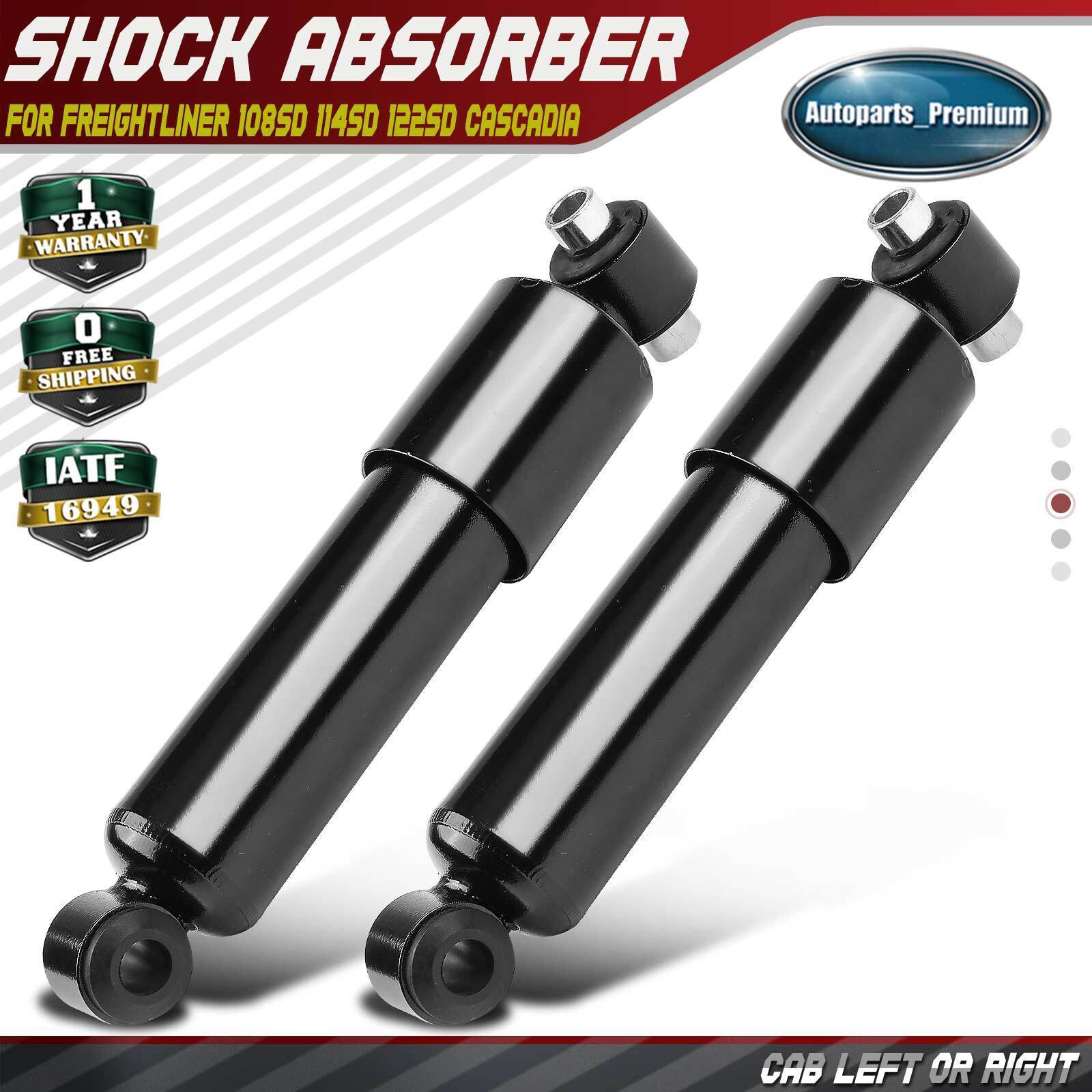 2x Cab Left and Right Shock Absorber for Freightliner 108SD 114SD 122SD Cascadia