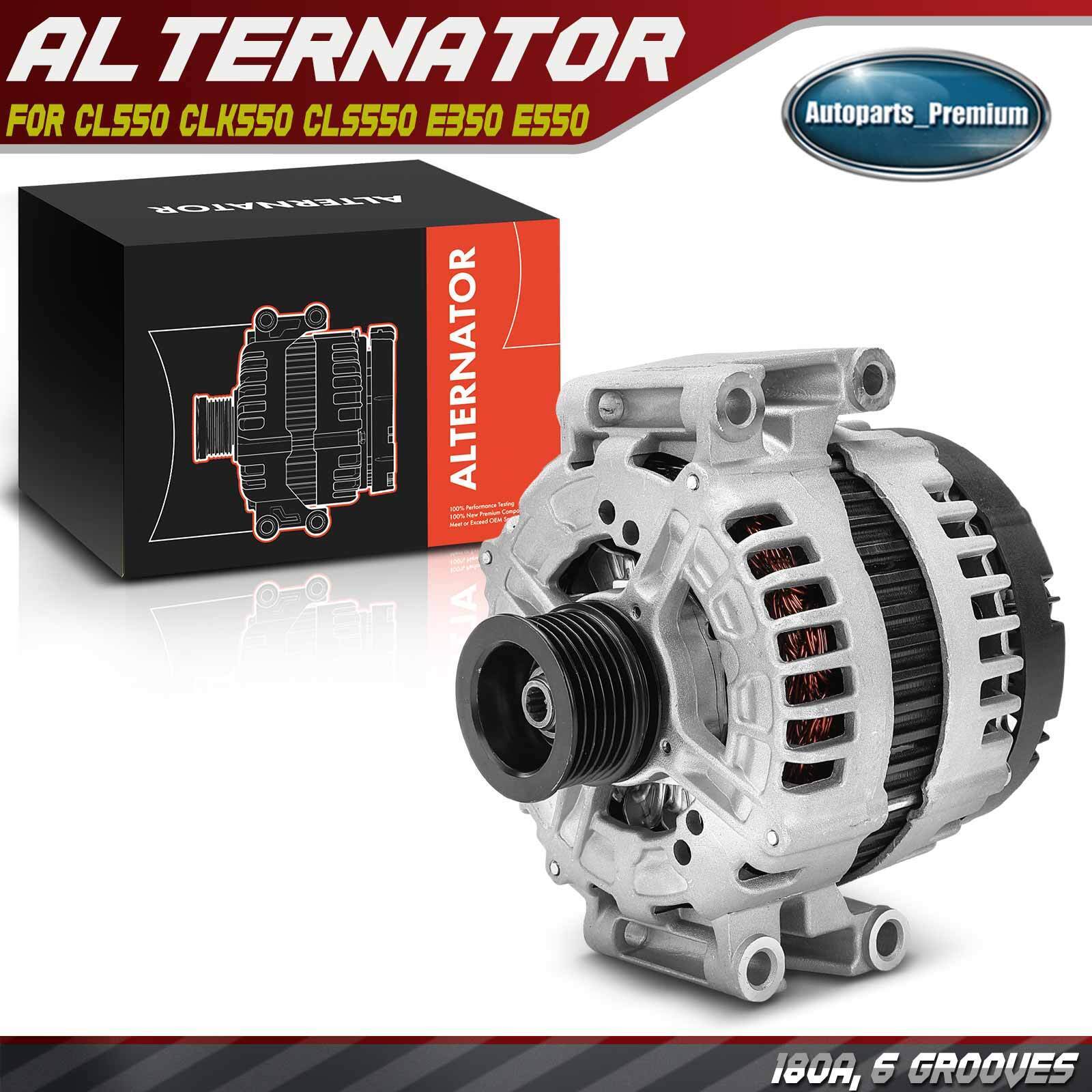 Alternator for CL550 CLK550 CLS550 E350 E550 G550  180A 12V CW 6-Groove Pulley