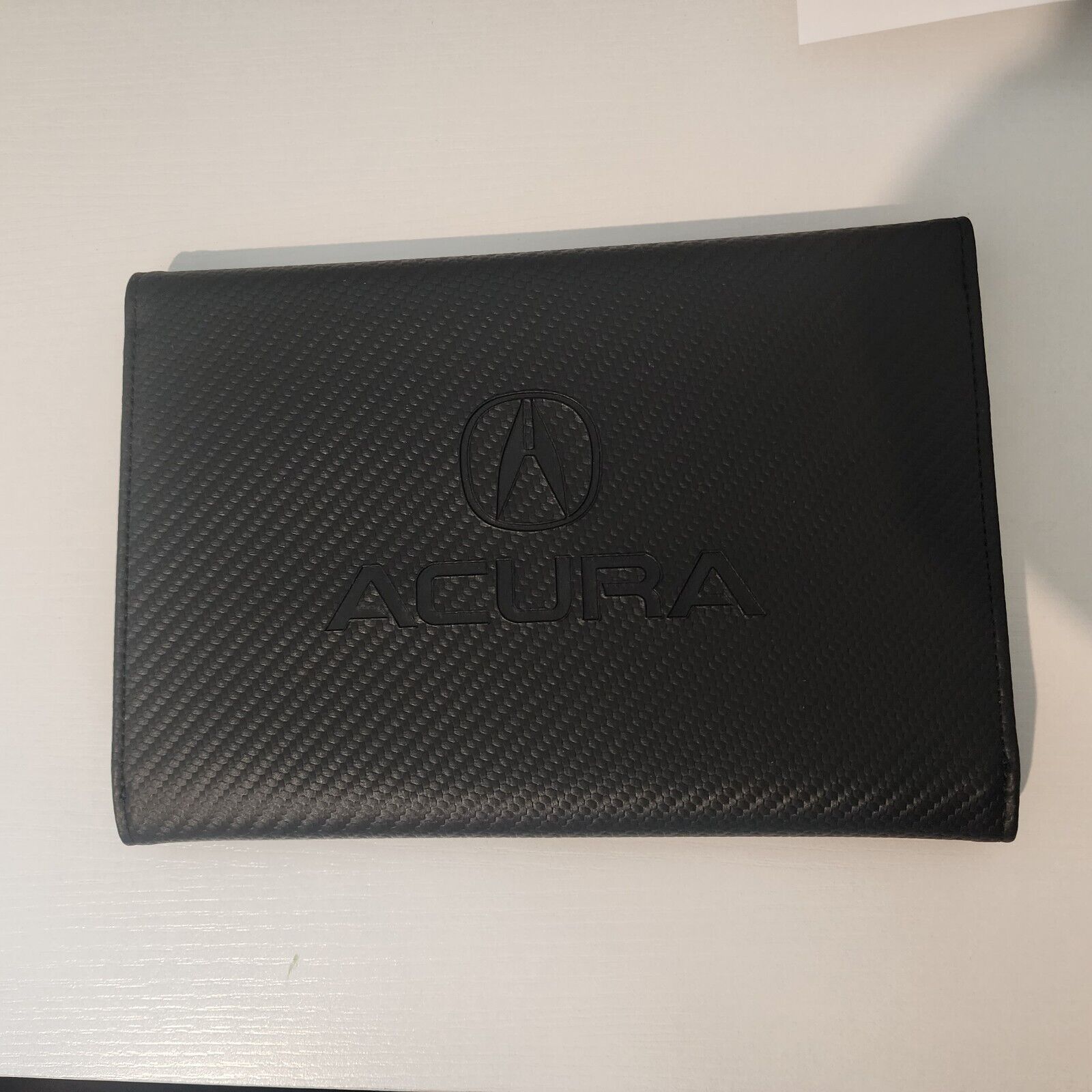 2017 Acura NSX Original Carbon Fiber Case for Owners Manual - Brand New - OEM