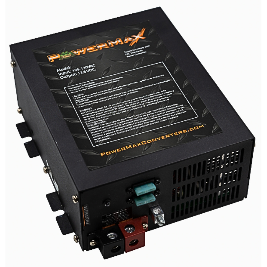 PowerMax 35 Amp 12V Power Supply & Converter w/LED Light - Returned Lightly Used