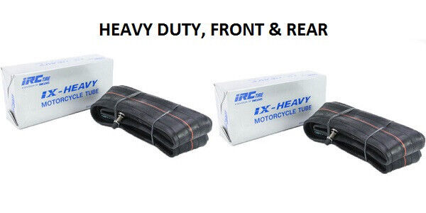 IRC Heavy Duty 80/100-21 & 110/100-18 Off-Road Inner Tube Set Combo Front & Rear