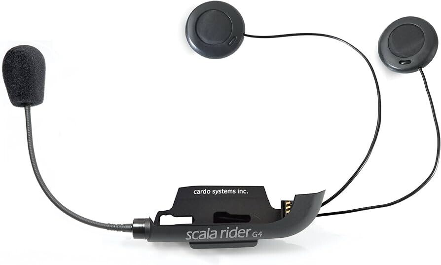 Cardo Scala Rider G4 Intercom Bluetooth Motorcycle Headset Only Mic & Speaker