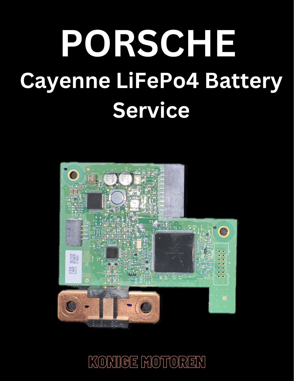 PORSCHE, Audi, Laborghini - lithium ion - lifepo4 -  battery 12v Repair Service.