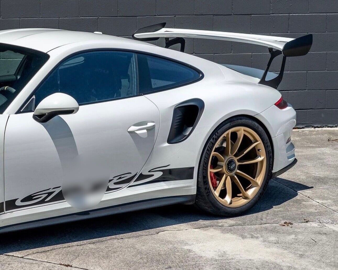 Custom GT3 RS Side Decals Set For Porsche 911 2012-2019 2PC 991 991.2 