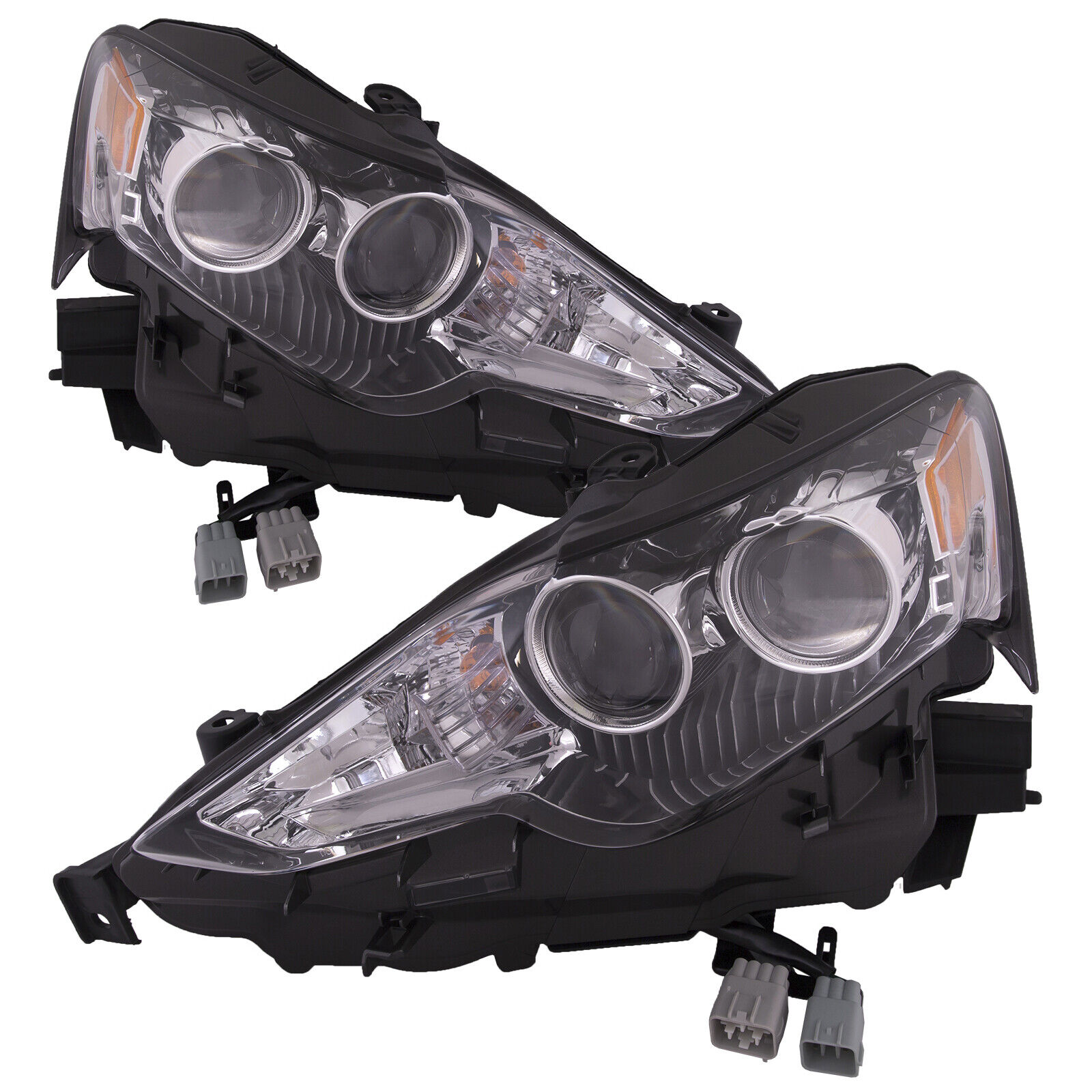 Headlight Pair For 14-16 Lexus Is200T 200 300 350 LED Headlamp Left And Right