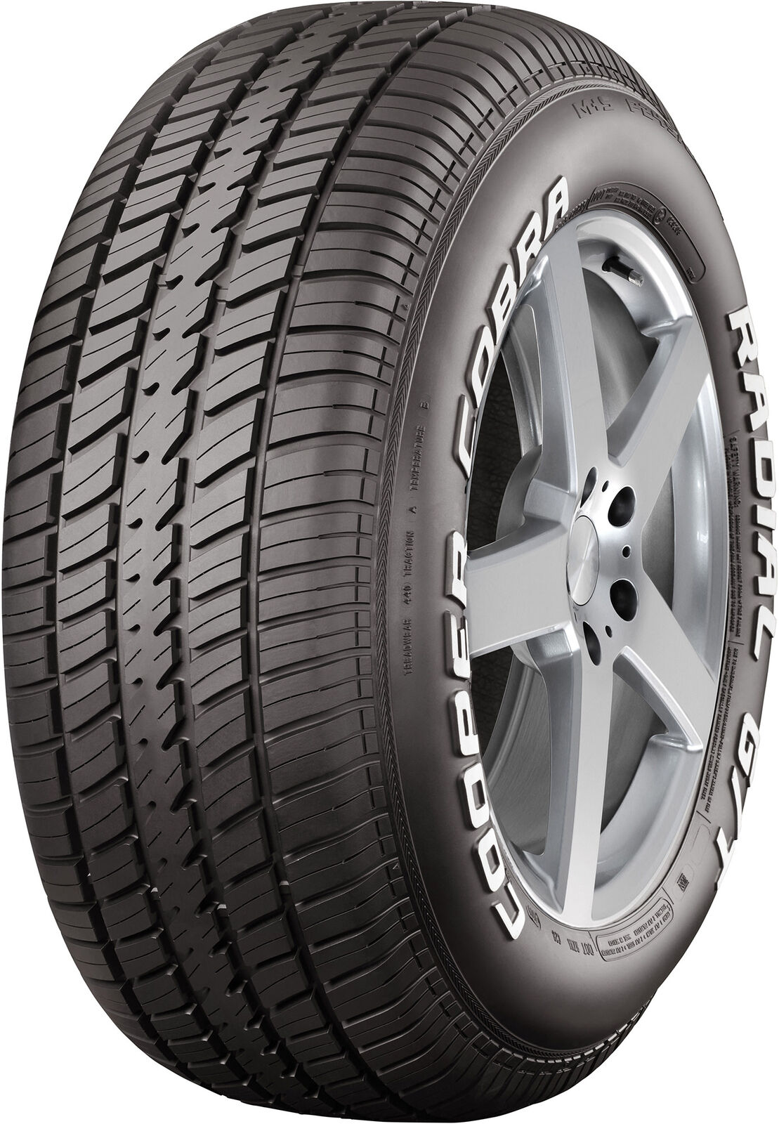 (Qty: 4) P215/70R14 Cooper Cobra Radial G/T 96T tire