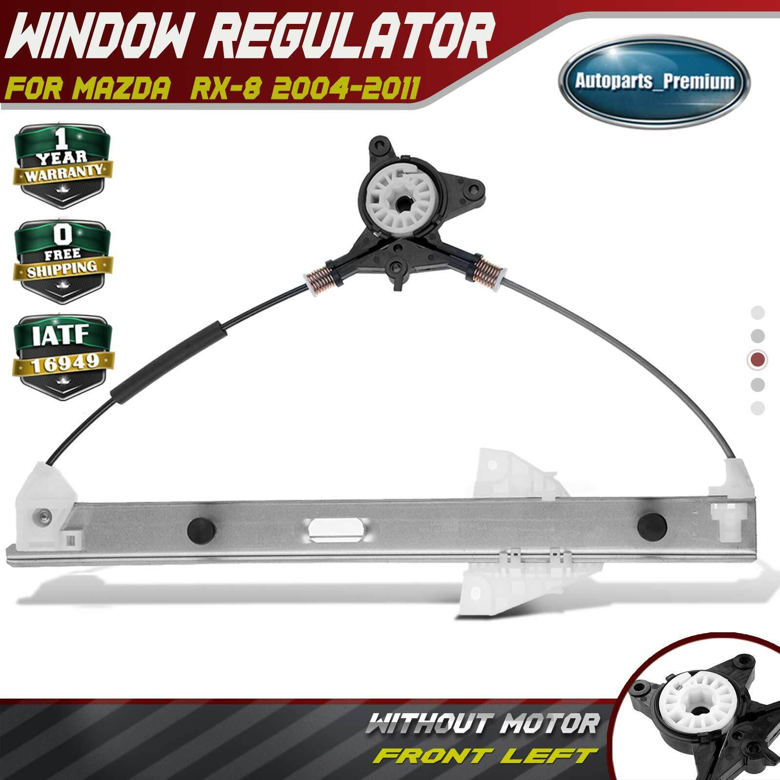 Power Electric Window Regulator for Mazda RX-8 2004-2011 Coupe Front Left Driver