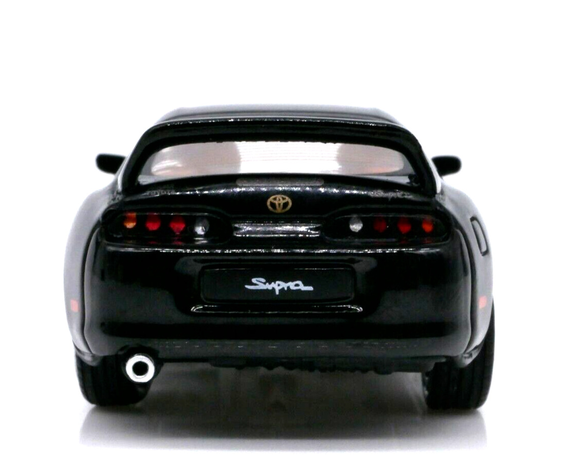 Mini GT Toyota Supra 1/64 Scale Diecast  Collectible Car Black Real Tires ADULT
