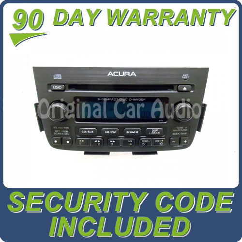 05 06 ACURA MDX Navigation GPS System Radio Stereo 6 Disc Changer CD Player