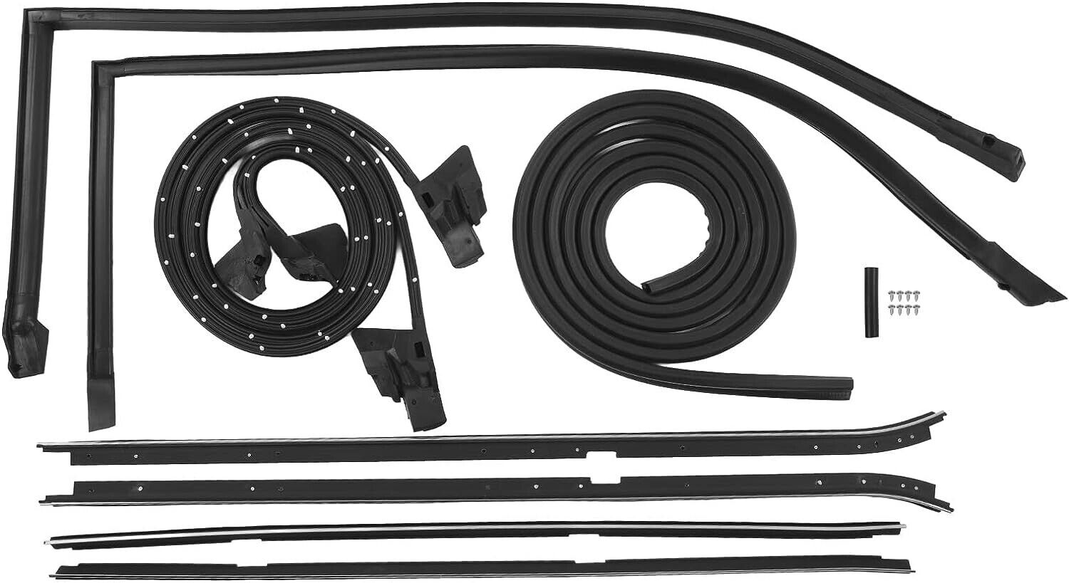 Weatherstripping Seal Kit 568979 Roof Rail& Door Rubber Seal Fit 81-88 Regal