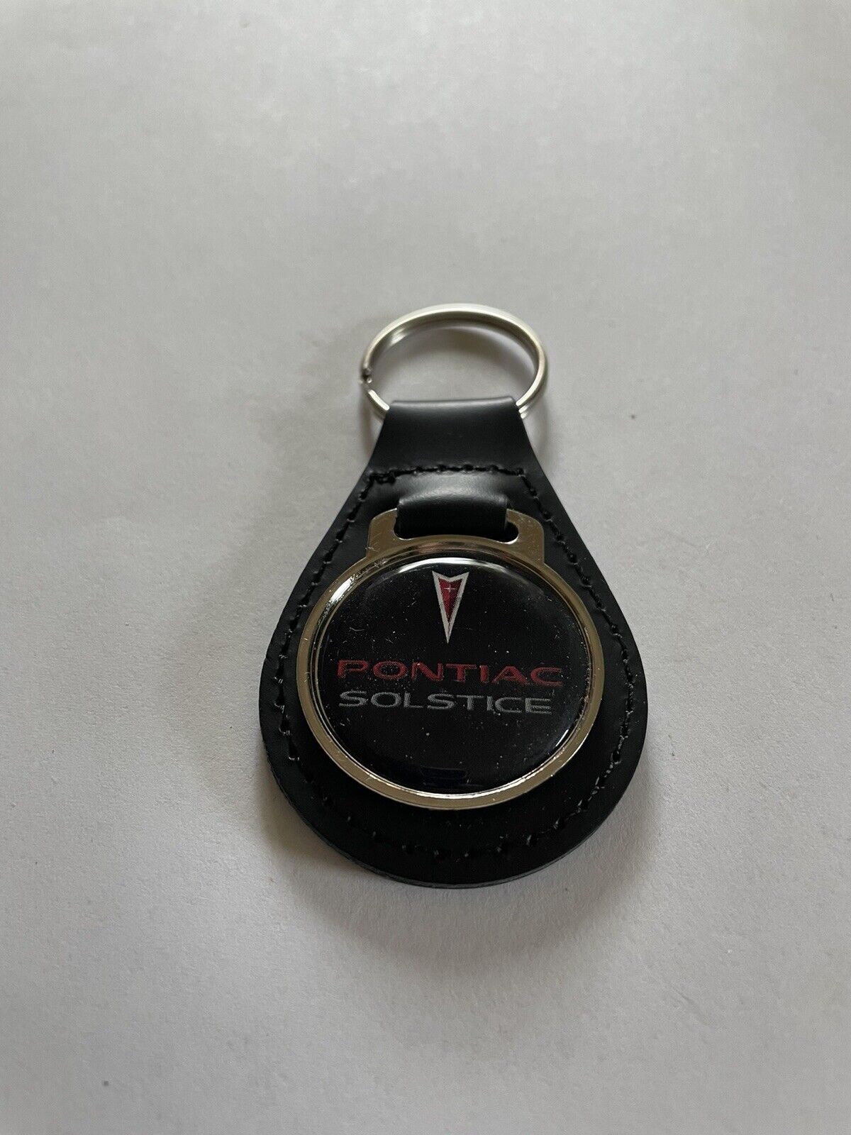 Pontiac Solstice Keychain Pontiac Black Leather Key Chain