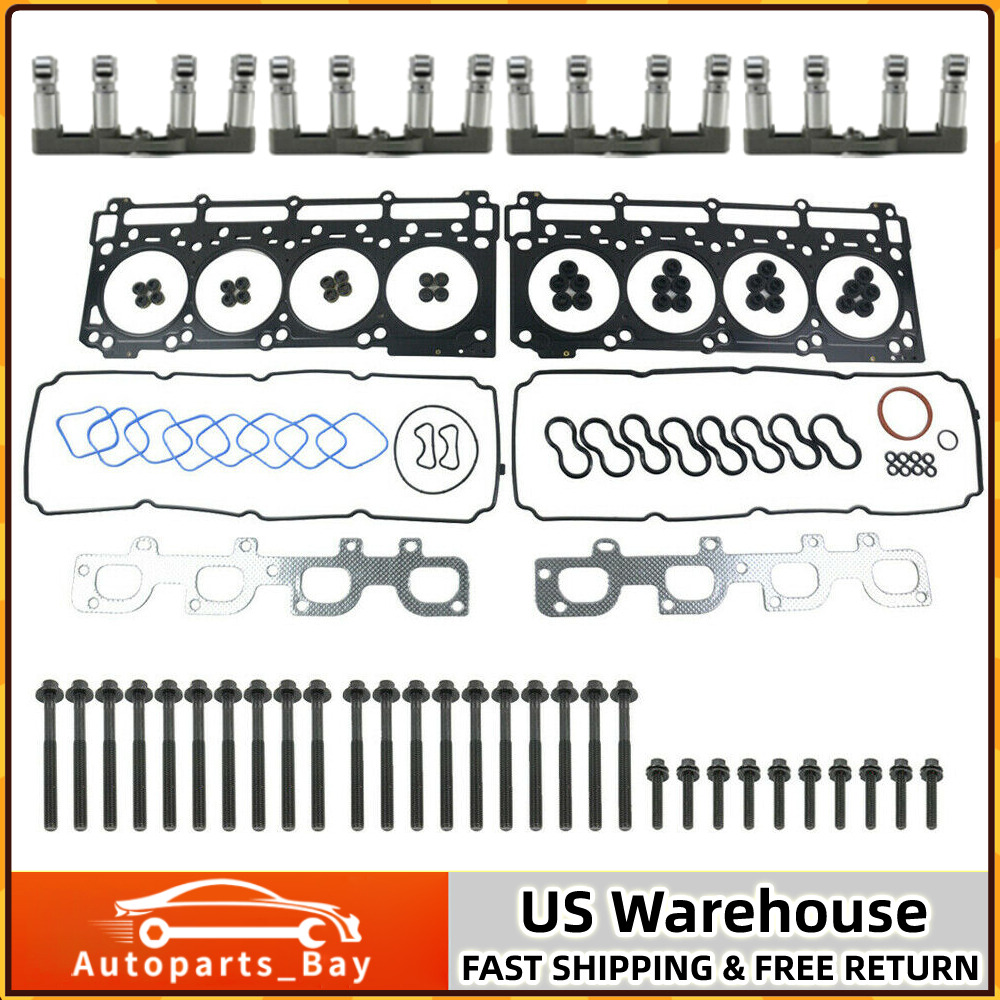 MDS Lifters Head Gasket Bolts Set FIT FOR 2011-2019 DODGE CHRYSLER JEEP RAM 6.4L