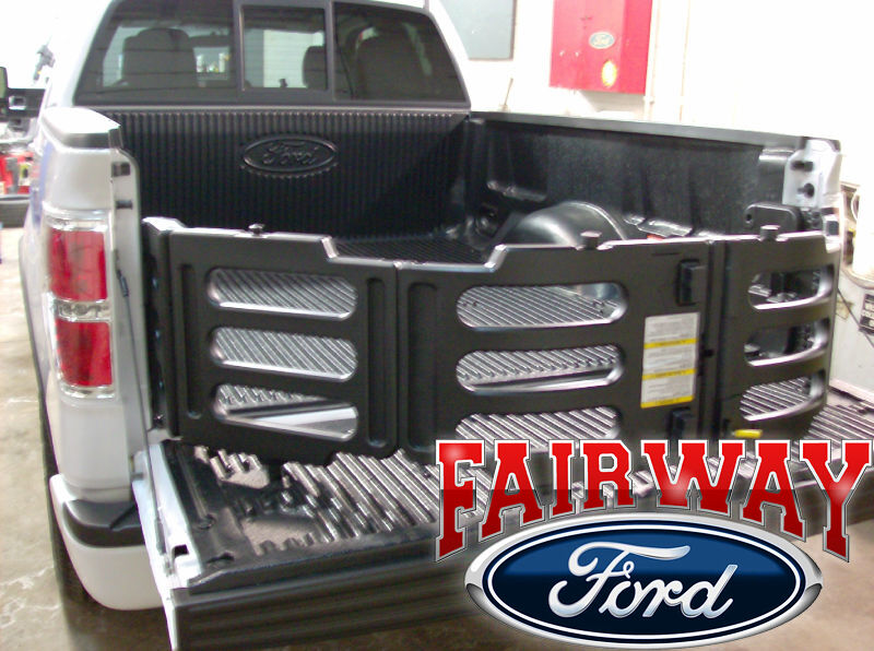 2009 thru 2014 Ford F-150 F150 OEM Black Stowable Bed Extender Kit
