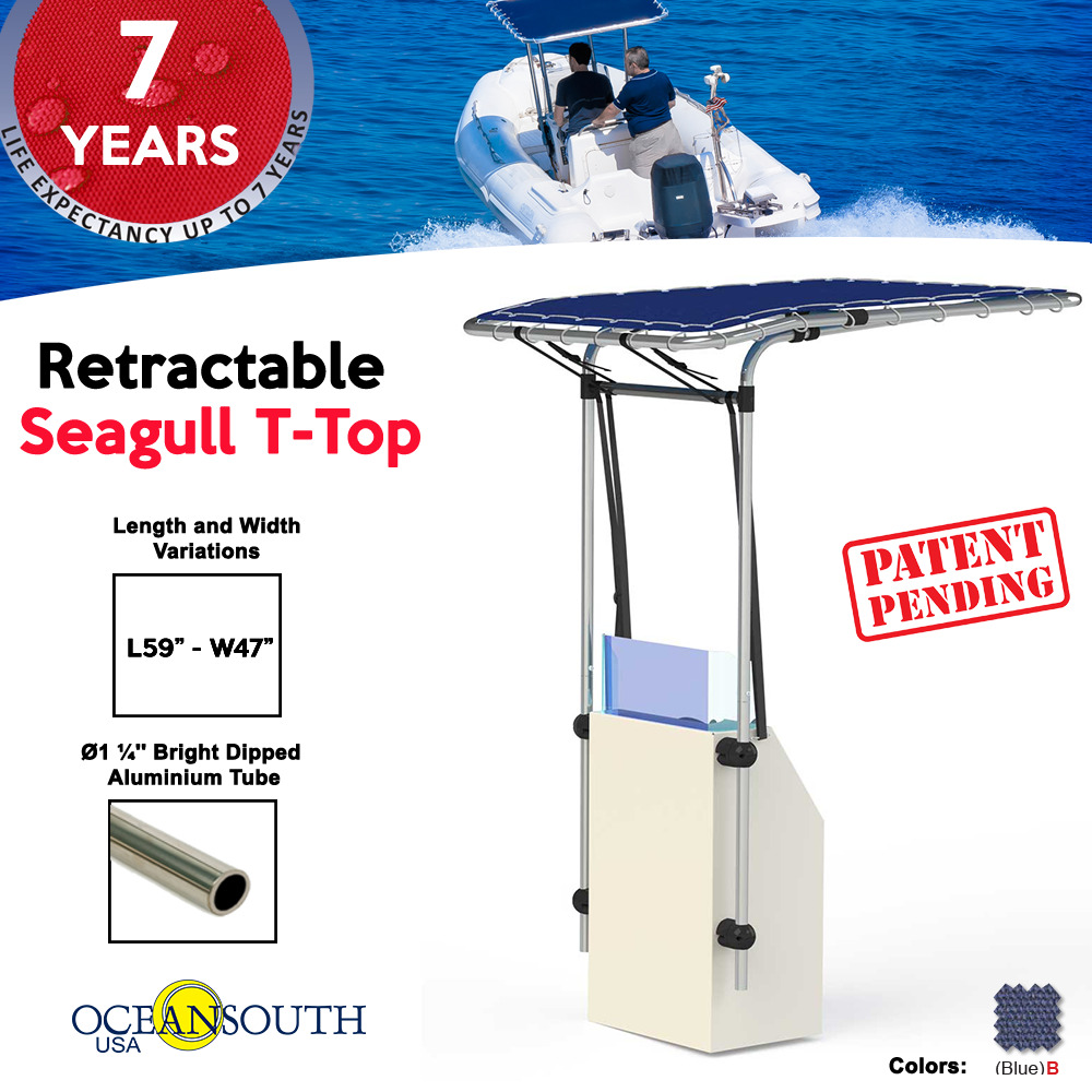 Oceansouth Retractable Seagull T-Top Length 59\