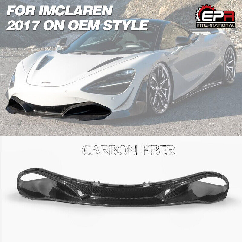 OEM Carbon Fiber Front Bumper Spoiler Lip Body Kits For 2017-2019 McLaren 720S