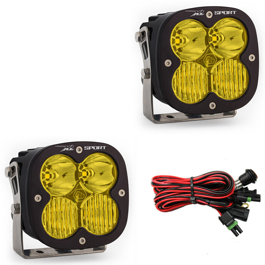 Baja Designs XL Sport Amber LED Driving/Combo Light Pods 3,150 Lumens - Pair