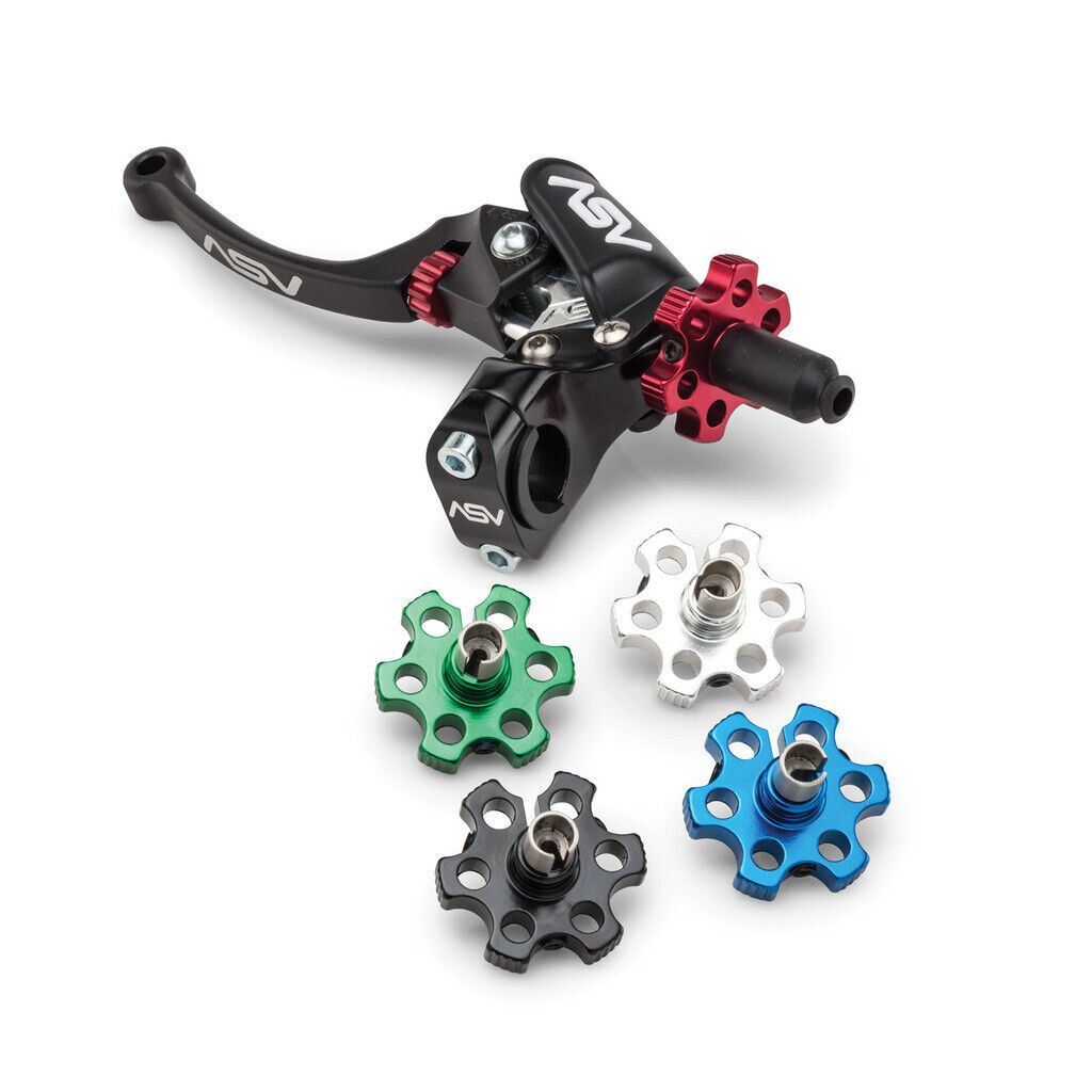 ASV Inventions Pro Perch Cable Adjuster Dials Black, Red, Silver, Blue, Green