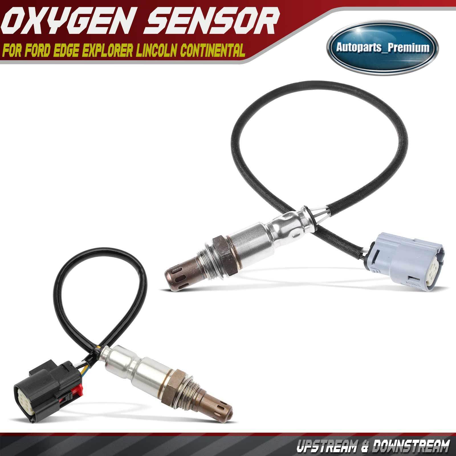 2x Up & Downstream O2 Oxygen Sensor for Ford Edge Explorer Lincoln Continental