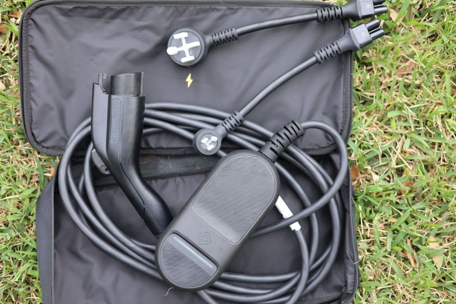 Portable Battery Charger EV Cable Wire Port Case PT00045331 OEM Rivian R1S 